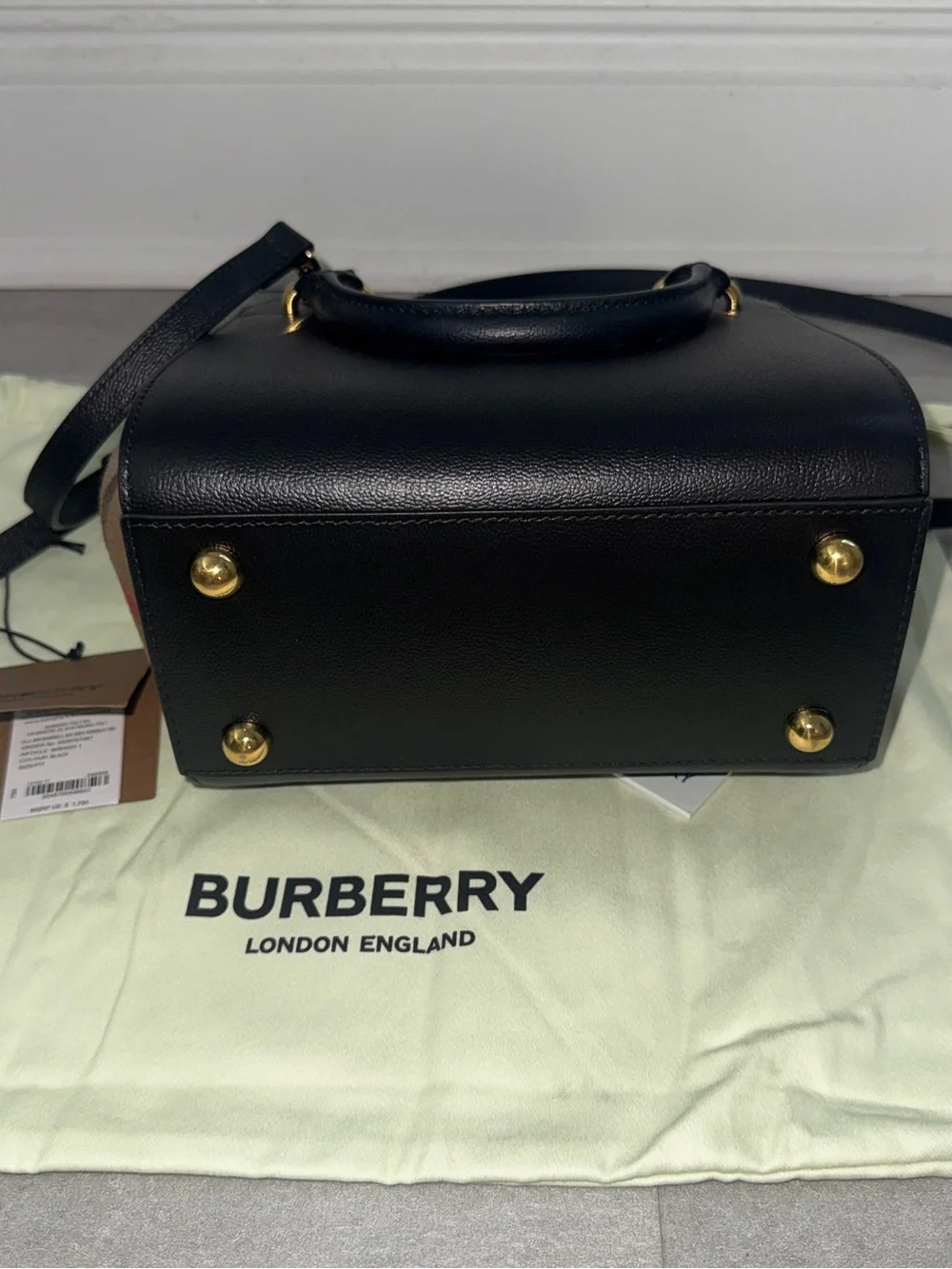 Burberry Banwell Black Handbag